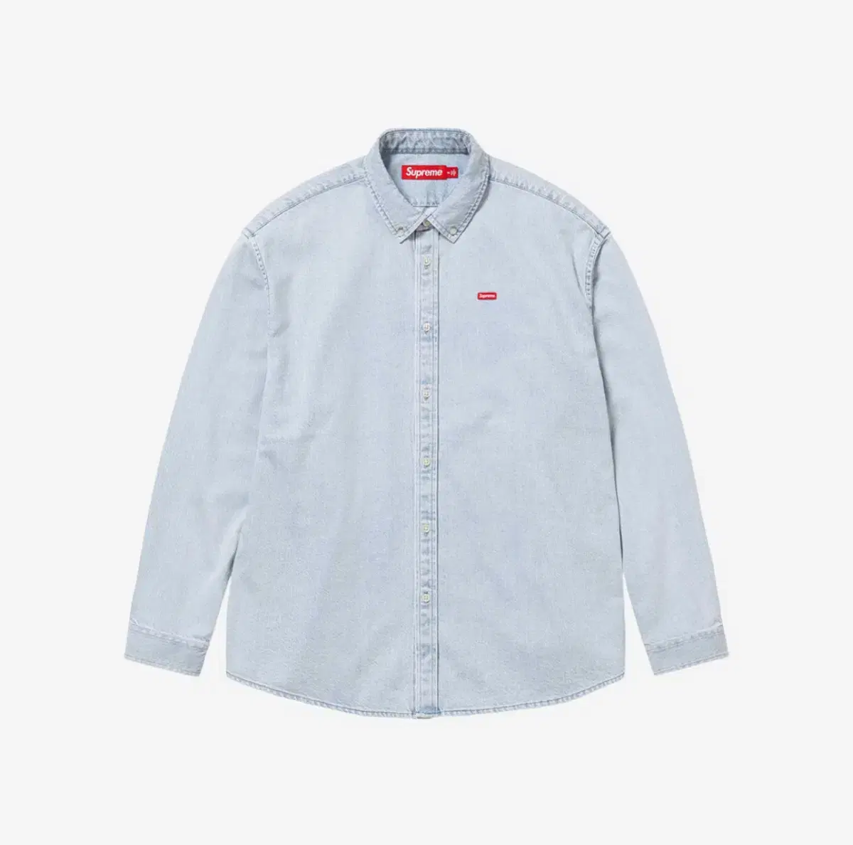 Supreme Small Box shirt 슈프림 셔츠 워시드블루24SS